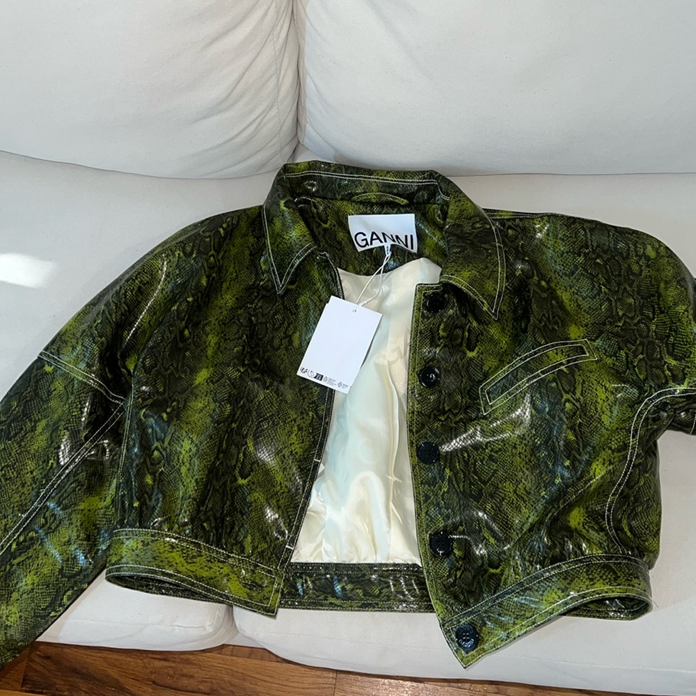 BRAND NEW GANNI CROPPED JACKET